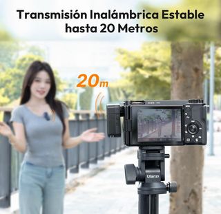 Micrófono Inalámbrico ULANZI A100 Solapa