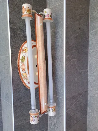 Plafón cerámica 2 tubos LED 9W