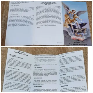 Lote de 7 Novenas Religiosas y un imán.