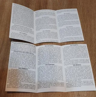 Lote de 7 Novenas Religiosas y un imán.