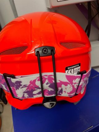 Casco de esquí Briko rosa y naranja