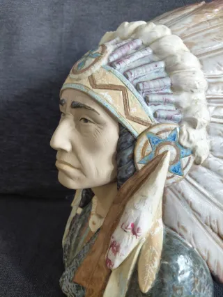 Figura Lladró Jefe Indio