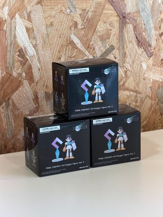 3x Figuras Final Fantasy VII Polygon Vol. 2