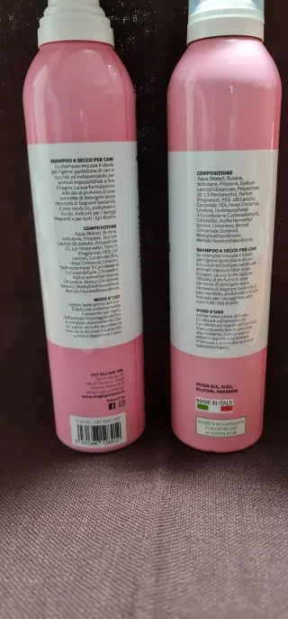 Magic Pet Mousse Cane Shampoo Secco Aloe Vera