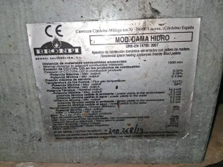 Hidroestufa Bronpi 14 kw