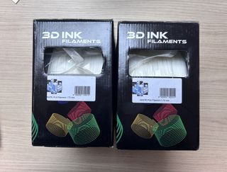 2 Rollos Filamento PLA 3D INK impresora 3D blanco