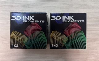 2 Rollos Filamento PLA 3D INK impresora 3D blanco