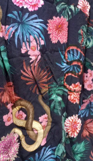 Camisa corta estampada flores de Primark