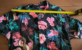 Camisa corta estampada flores de Primark