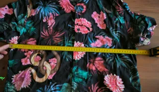 Camisa corta estampada flores de Primark