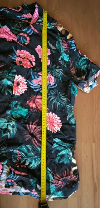Camisa corta estampada flores de Primark