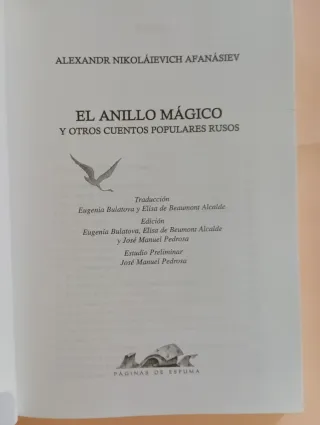 El anillo mágico: y otros cuentos populares rus...