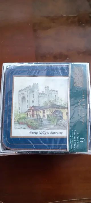 6 Posavasos Irish Heritage Durty Nelly's