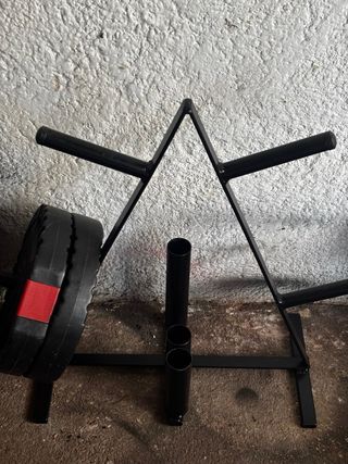 Soporte Árbol para Discos y Barras
