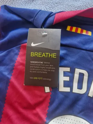 Conjunto niño fútbol Nike azul/rojo