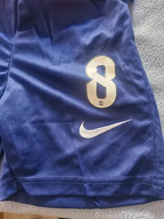 Conjunto niño fútbol Nike azul/rojo