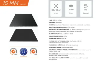 Suelo de caucho alta resistencia