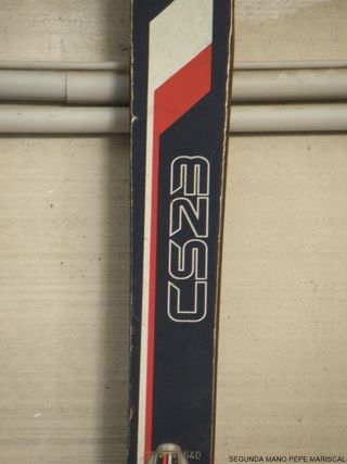 Esquís Erbacher CS23 con bastones