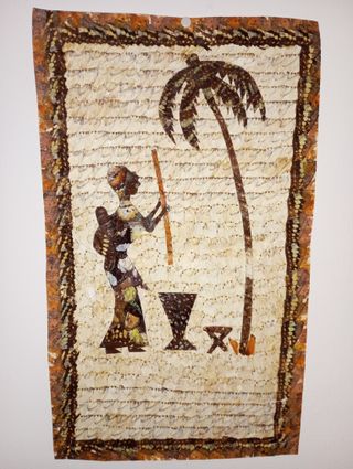 Cuadro Africano Alas Mariposa Real