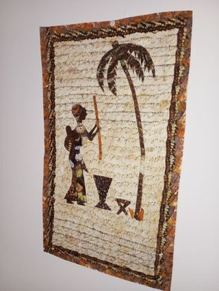 Cuadro Africano Alas Mariposa Real