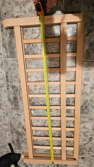 Barrera de seguridad madera cuna/cama