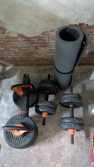 Equipo de entrenamiento y esterilla