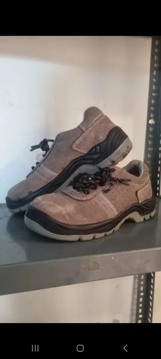 Zapatillas de seguridad SUBWAY beige/negro