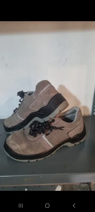 Zapatillas de seguridad SUBWAY beige/negro