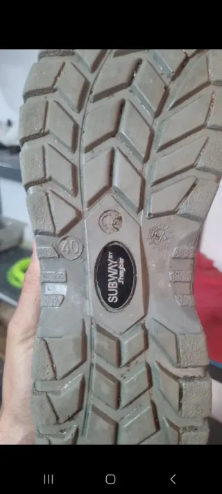 Zapatillas de seguridad SUBWAY beige/negro