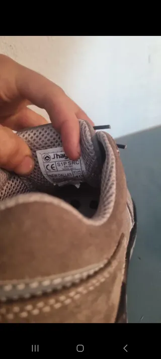 Zapatillas de seguridad SUBWAY beige/negro