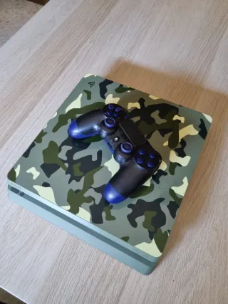 Ps4 Slim 1Tb camuflaje con mando.