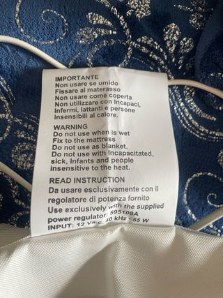 Coperta scaldaletto singola Olimpia Splendid