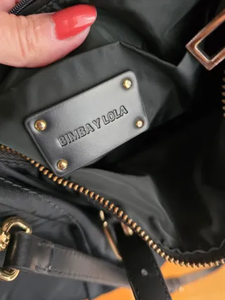 Bolso Bimba y Lola Negro y Dorado