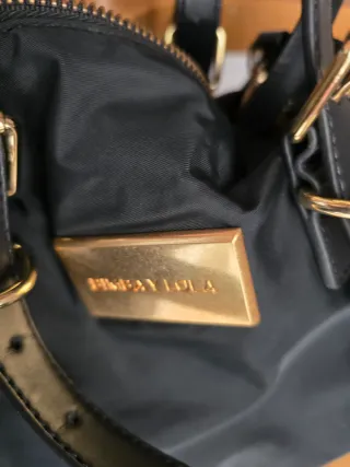 Bolso Bimba y Lola Negro y Dorado