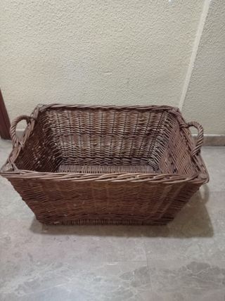 Cesto Mimbre Marrón 45/60