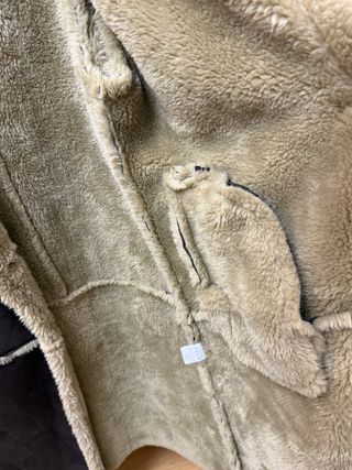 Abrigo 3 DESY marrón y beige