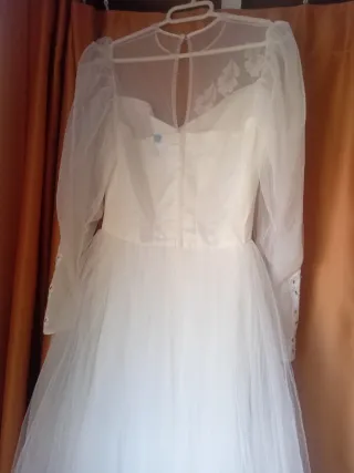 Precioso Vestido de Novia Blanco/ver medidas/