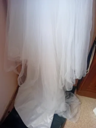 Precioso Vestido de Novia Blanco/ver medidas/