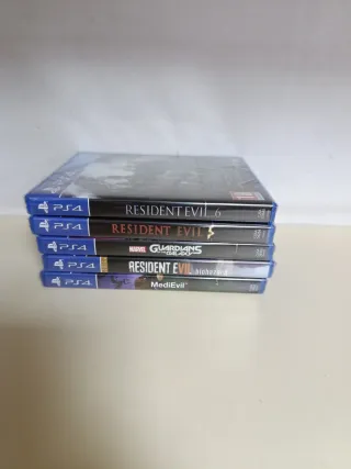 PS4: Resident Evil 5, 6, 7, Guardians, MediEvil
