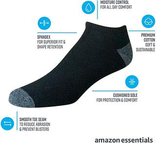 10 Pares Calcetines Deportivos Invisibles Algodón