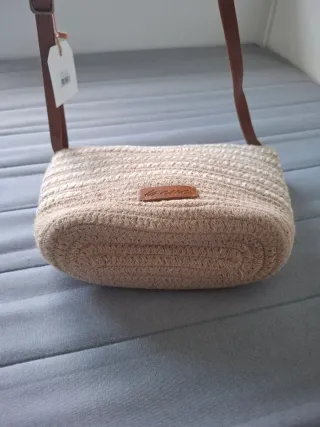 Bolso bandolera de algodón tejido
