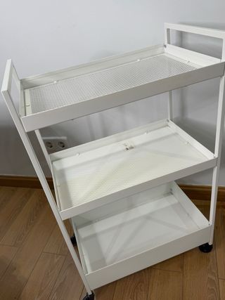 Carrito Auxiliar Blanco Ikea