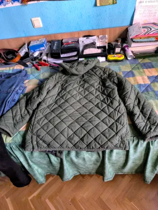 Parka niño acolchada verde 11-12 años