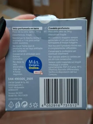 Candela profumata natalizia Falling Flurries