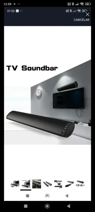 Barra de Sonido Inalámbrica BS-41 Negra