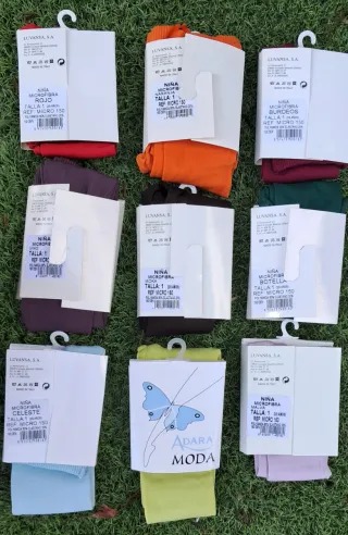 Leotardos Adara Microfibra Niña Talla 1  (2-3 años