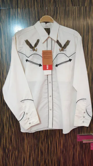 Camisa Western Bordada T.46