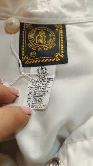 Camisa Western Bordada T.46