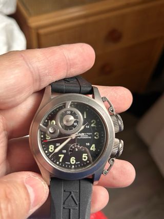 Reloj Hamilton Automático Negro titanio