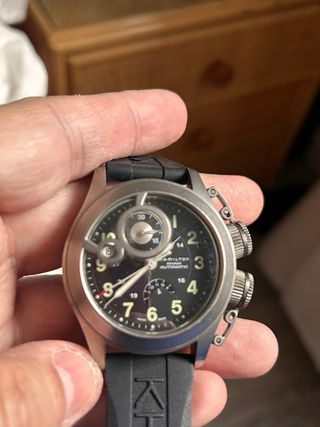 Reloj Hamilton Automático Negro titanio